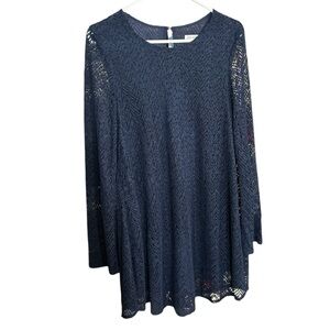 Love Riche Navy Lace Dress